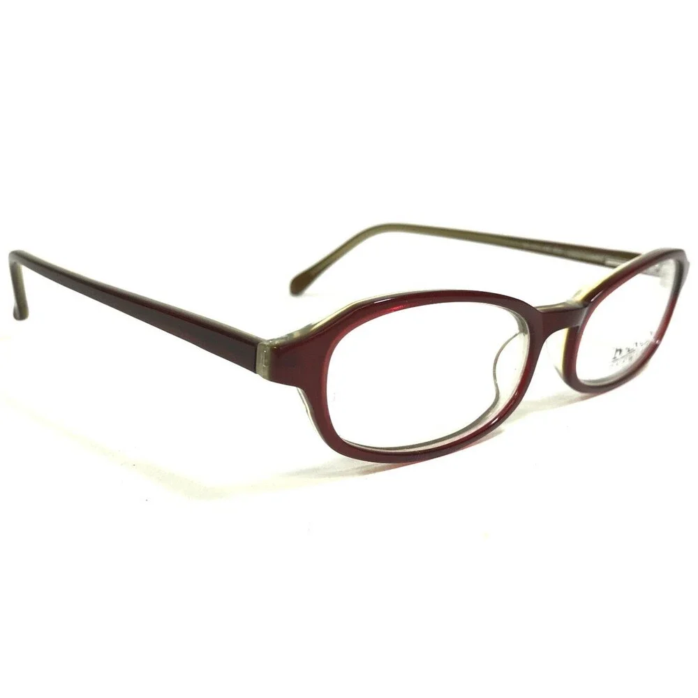 Baron Eyeglasses Frames BZ10 BG Burgundy Brown Red Rectangular 51-19-145
